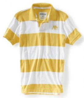 Aeropostale Mens 2 Button Stripe Rugby Polo Shirt 726 Xs at  Mens Clothing store: