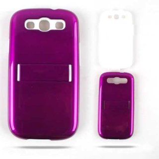 Cell Armor I747 PC JELLY 03 A016 DP Samsung Galaxy S III I747 Hybrid Fit On Case   Retail Packaging   Honey Dark Purple: Cell Phones & Accessories