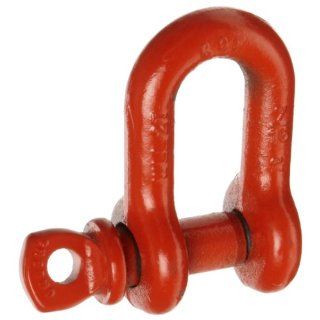 CM M749P Screw Pin Chain Shackle, Carbon Steel, 7/16" Size, 6000 lbs Load Capacity: Mechanical Control Cable Accessories: Industrial & Scientific
