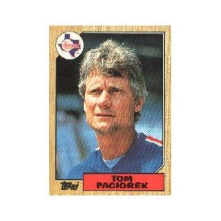 1987 Topps #729 Tom Paciorek: Sports Collectibles