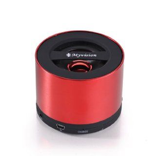 RPDIRECT New Metal Wireless Mini Bluetooth Speaker HiFi Handsfree Mic Portable A+ Quality MP3 player with Micro SD Card Slot & Audio Input Ports for PC / Phone / Tablet / Apple iPod Touch / iPad / iPhone 4 /iPhone 4s/ Samsung Galaxy Note, Galaxy S IV, 