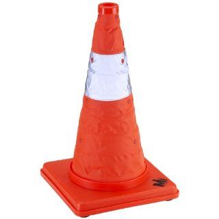 Mutual 17714 Nylon Collapsible Traffic Cone, 18" Height, Orange: Science Lab Safety Cones: Industrial & Scientific