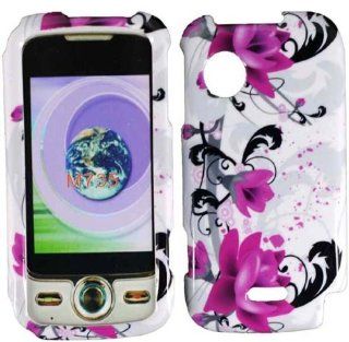 Purple Lily Hard Case Cover for Huawei M735 Cell Phones & Accessories