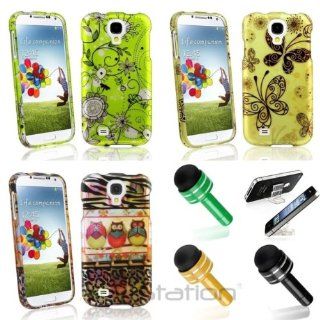XMAS SALE!!! Hot new 2014 model Colors Hard Rubber Cover Case+Stylus+Holder Mount For Samsung i9500 Galaxy S4 IVCHOOSE COLOR: Cell Phones & Accessories