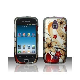 Red Flower Hard Cover Case for Samsung Exhibit 4G SGH T759: Cell Phones & Accessories