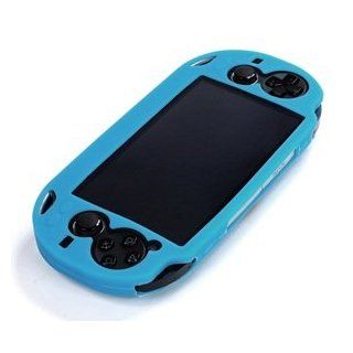 Cosmos  Light Blue Color Silicone bumper protection case cover for Playstation PS VITA & Cosmos Brand LCD Touch Screen Cleaning Cloth: Computers & Accessories