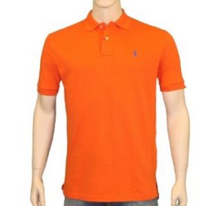 Polo Ralph Lauren Mesh Short Sleeve Shirt Deco Orange Medium at  Mens Clothing store