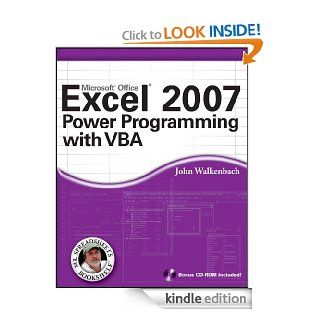 Excel 2007 Power Programming with VBA (Mr. Spreadsheet's Bookshelf) eBook: John Walkenbach: Kindle Store