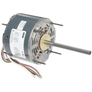 Fasco D742 5.6" Frame Open Ventilated Permanent Split Capacitor Condenser Fan Motor with Sleeve Bearing, 1/4HP, 1075rpm, 208 230V, 60Hz, 2.1 amps Electronic Component Motors