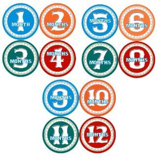 Onesie Stickers, BOYS CIRCLES Baby Month Onesie Stickers Baby Shower Gift Photo Shower Stickers, baby shower gift by OnesieStickers : Baby Keepsake Products : Baby