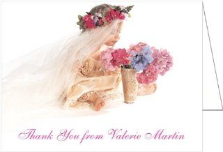 Wee Princess Baptism Christening Thank You Cards   Set of 20: Baby