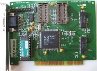 Diamond Multimedia S3 Trio 64 86c764x 9550 fa2354 Stealth 64 DRAM T PCI 2MB VGA Graphics Accelerator Video Card   v 2.09   Expandable to 4MB Computers & Accessories