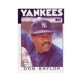 1986 Topps #765 Don Baylor: Sports Collectibles