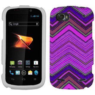ZTE Warp Sequent Aztec Neon Purple Pattern Phone Case Cover: Cell Phones & Accessories