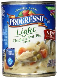 Progresso Light Soup, Chicken Pot Pie Style, 18.5 Ounce Cans (Pack of 12) : Packaged Chowders Soups : Grocery & Gourmet Food