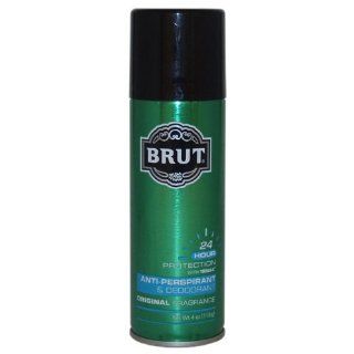 Brut for Men Anti perspirant Deodorant Aerosol Spray with Trimax, 4 Oz (Pack of 8): Health & Personal Care
