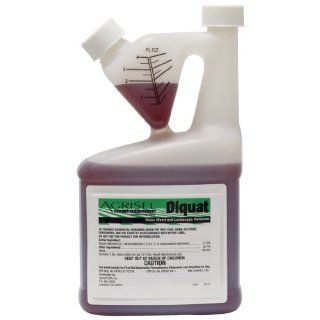 AGRISEL Diquat Water Weed and Landscape Herbicide   Quart : Weed Killers : Patio, Lawn & Garden