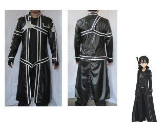 Sword Art Online Aincrad Kirito Anime Cosplay Costume size XL Halloween: Toys & Games