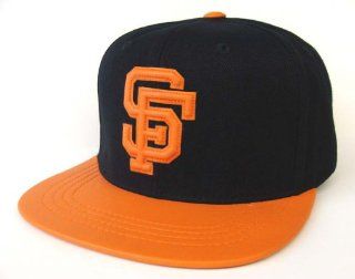 San Francisco Giants Retro AN Caramel Apple Faux Leather Strapback Snapback Style Cap Hat: Everything Else