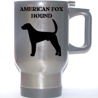 "American Fox Hound" Dog Stainless Steel Mug : Everything Else
