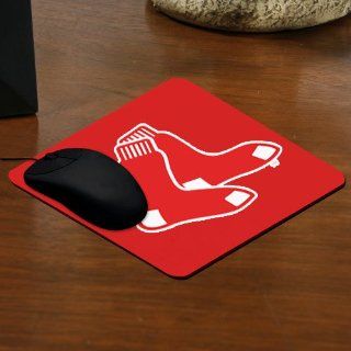 MLB Boston Red Sox Team Logo Neoprene Mouse Pad  Sports Fan Mouse Pads  Sports & Outdoors
