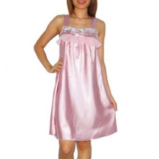 SILK COUTURE Womens Lace Sleepwear Lingerie: Silk Nighty / Loungewear Pajama Gown Chemise (Size: M L) at  Womens Clothing store