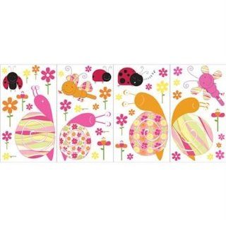 LADY BUGS 44 Wall Stickers SNAILS LADYBUG Room Decals: Everything Else