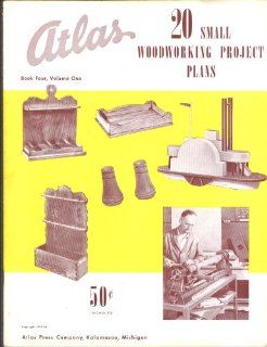 Atlas 20 Small Woodworking Project Plans Book 4 #1 1955: Entertainment Collectibles