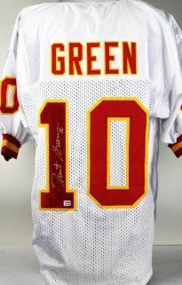 CHIEFS TRENT GREEN AUTHENTIC SIGNED JERSEY WHITE AUTOGRAPHED ITP CERTIFICATE OF AUTHENTICITY PSA/DNA #91JERSEY05: Sports Collectibles