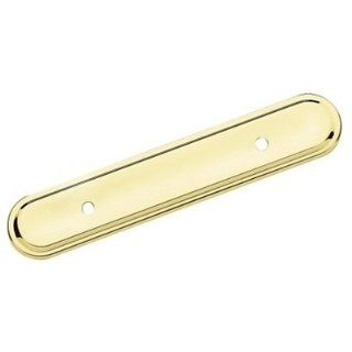 Box of 30 Polished Brass Cabinet Handle Backplates 3"cc BP759 3 Amerock's "Allison Value" Collection : Cabinet And Furniture Pulls : Patio, Lawn & Garden