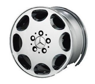 Replica 16" 92 Style (8 hole) Chrome Wheels for Mercedes Benz   Set of 4 with Lugs and Cap Automotive