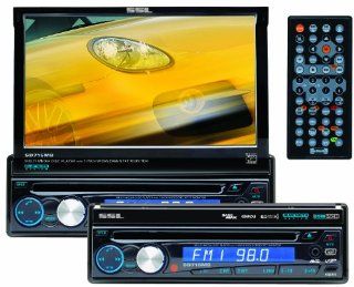 Sound Storm Laboratories SD715MB Bluetooth Enabled In Dash DVD/MP3/CD Receiver with Motorized Flip Out 7 Inch Widescreen Touchscreen TFT Monitor with USB : Vehicle Dvd Players : Car Electronics