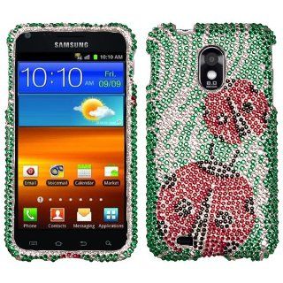 Jewel Rhinestone Diamond Case Protector Cover (Lady Bug) for Samsung Epic Touch 4G SPH D710 Sprint Galaxy S2 US Cellular SCH R760: Cell Phones & Accessories
