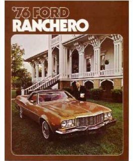 1976 Ford Ranchero Sales Brochure Literature Book Piece Advertisement Options: Automotive