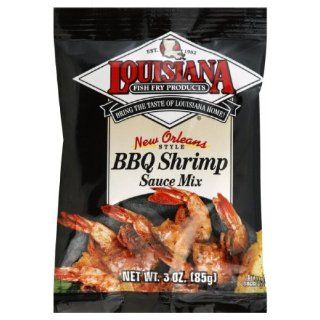 Louisiana Fish Fry BBQ Shrimp Sauce Mix, 3 Ounce (Pack of 2)  Barbecue Sauces  Grocery & Gourmet Food