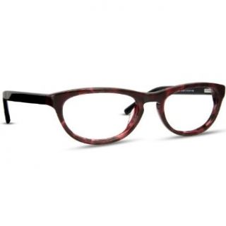 Libertine Cat Eye Designer Reading Glasses with Matching Case; Merlot Tortoise/black: Clothing