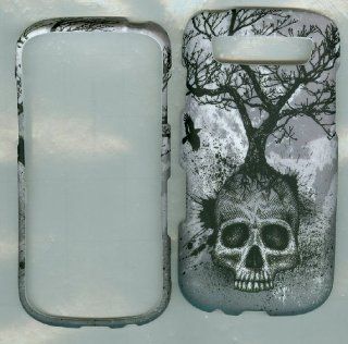 2d Camo Tree Skull Samsung Galaxy S Blaze 4g Sgh t769 (T mobile) Snap on Hard Case Shell Cover Protector Faceplate Rubberized Wireless Cell Phone Accessory: Cell Phones & Accessories
