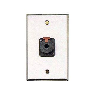 Contractor Series Wall Plate with 1 Latching 1/4 Inch Jack by tecnec: Electronics