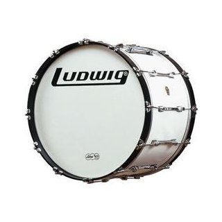 Ludwig Challenger Bass Drum (White 32 Inch): Musical Instruments