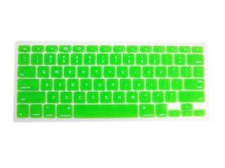GINOVO Translucent Color Silicone Backlit Keyboard Cover Skin Protector Compatible for Toshiba Satellite L830 , L800 , M800 , M805 , C805D T09B , C805D T08B , P800 , M840 , C40D , L40 A , S40D A , S40T A (Green): Computers & Accessories