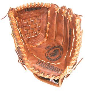 Nokona AMG175W FP 12 Inch Closed Web Walnut Leather Fast Pitch Baseball Glove (Right Handed Throw) : Baseball Outfielders Gloves : Sports & Outdoors
