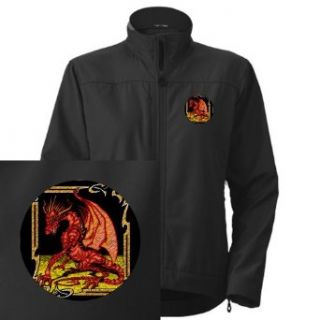 Artsmith, Inc. Women's Embroidered Jacket Red Dragon Tapestry: Novelty Outerwear Jackets: Clothing