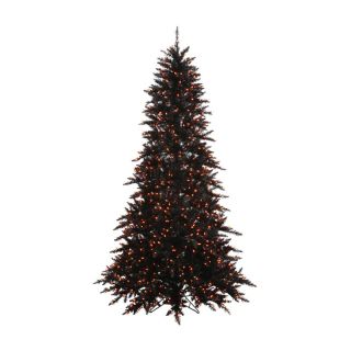 Black Fir Pre Lit Tree   Christmas Trees