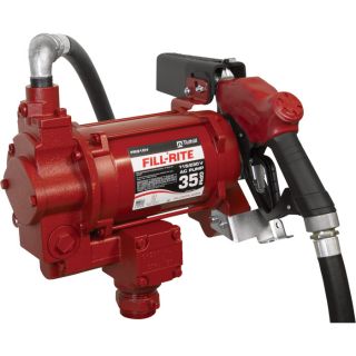Fill Rite 115/230 Volt AC Fuel Transfer Pump with High Flow Nozzle   35 GPM,