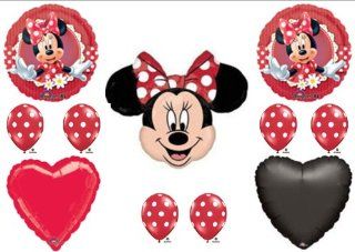 MAD ABOUT MINNIE MOUSE XL BIRTHDAY PARTY Balloons Decorations Supplies: Everything Else