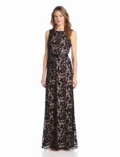 Adrianna Papell Women's Sleeveless Lace Mermaid Gown