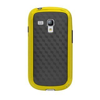 Katinkas 2108054508 Hard Cover for Samsung Galaxy S3 mini Fiber   1 Pack   Carrying Case   Retail Packaging   Black/Yellow: Cell Phones & Accessories