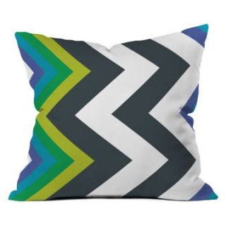 DENY Designs Karen Harris Modernity Galaxy Cool Chevron Outdoor Throw Pillow   Decorative Pillows
