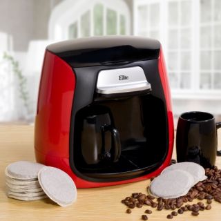 Elite Cuisine EHC 233 Dual Cup Pod Coffee/Tea Brewer   Coffee Makers