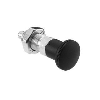 GN 817.1 NI Series Stainless Steel Lock out Type Indexing Plunger with Multiple Pin Lengths, Threaded Body, with Lock Nut, M16 x 1.5mm Thread Size, 28mm Thread Length, Spring Load End 38 N: Metalworking Workholding: Industrial & Scientific